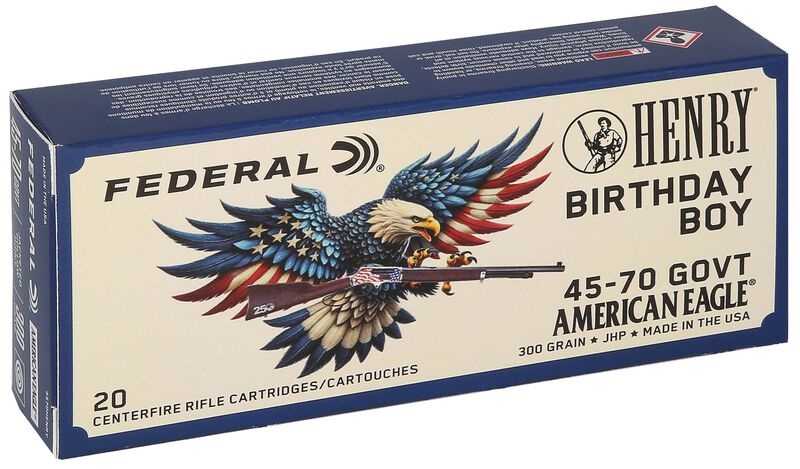 Henry 250th Anniversary, 45-70 Government, 300 Grain, Hollow Point, 1850 fps