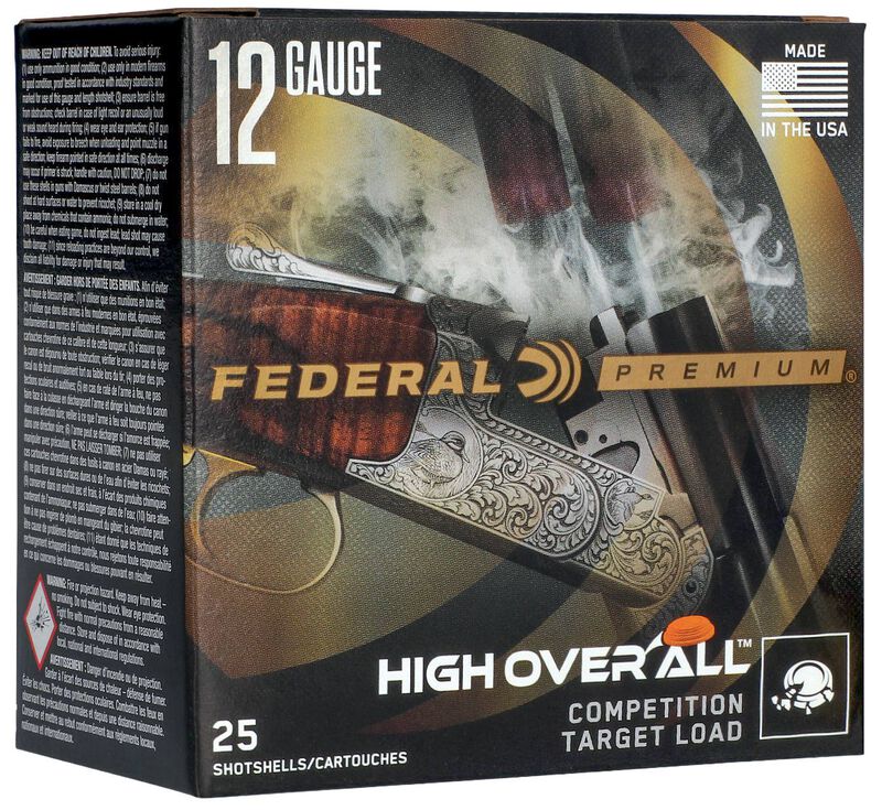 High Over All, 12 Gauge, 8 Shot, 2-3/4 in, 1 1/8 oz, 1200 fps