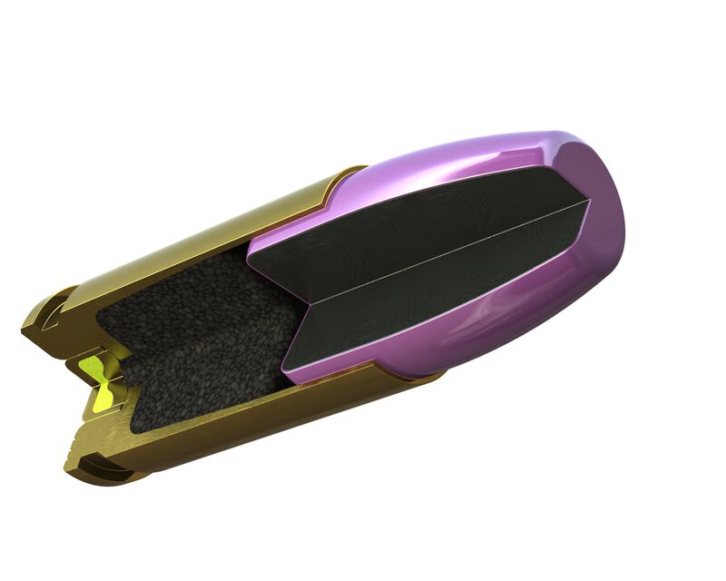 Syntech Training Match, 9mm Luger, 124 Grain, Syntech Jacket Flat Nose, 1150 fps