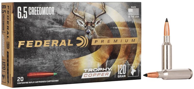 Trophy Copper, 6.5 Creedmoor, 120 Grain, Trophy Copper, 2875 fps