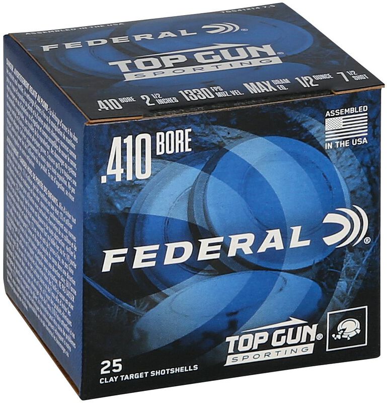 Top Gun, 410 Bore, 7.5 Shot, 2-1/2 in, 1/2 oz, 1330 fps