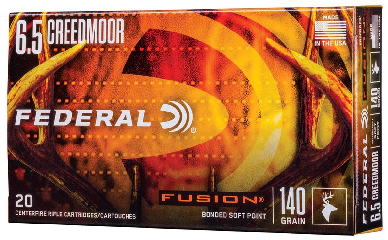 Fusion Rifle, 6.5 Creedmoor, 140 Grain, Fusion Soft Point, 2725 fps