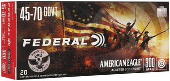 250th Anniversary USA Rifle, 45-70 Government, 300 Grain, Jacketed Soft Point, 1850 fps