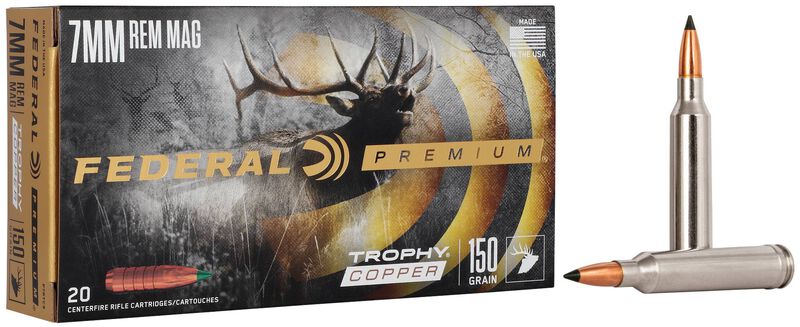 Trophy Copper, 7mm Rem Mag, 150 Grain, Trophy Copper, 3025 fps