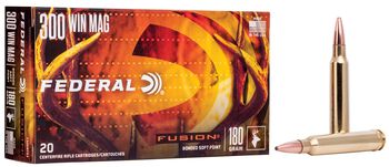 Fusion Rifle, 300 Win Mag, 180 Grain, Fusion Soft Point, 2960 fps