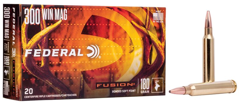 Fusion Rifle, 300 Win Mag, 180 Grain, Fusion Soft Point, 2960 fps