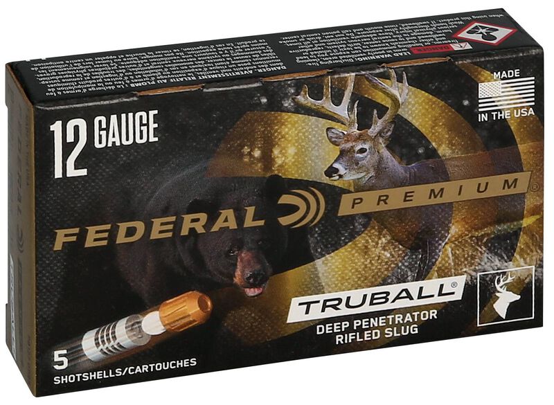 TruBall Deep Penetrator Rifled Slug, 12 Gauge, 438 Grain, 2-3/4 in, 1350 fps