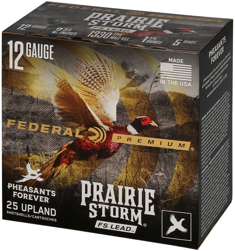 Prairie Storm FS Lead, 12 Gauge, 5 Shot, 2-3/4 in, 1 1/4 oz, 1330 fps