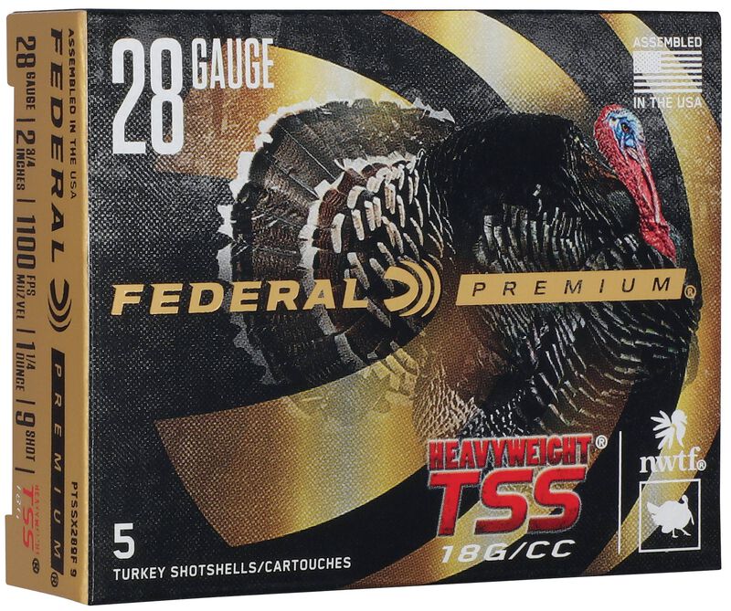 Heavyweight TSS, 28 Gauge, 9 Shot, 2-3/4 in, 1 1/4 oz, 1100 fps