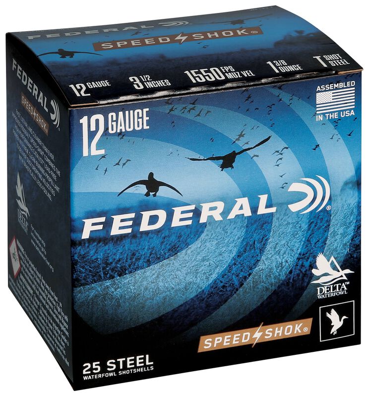 Speed-Shok, 12 Gauge, T Shot, 3-1/2 in, 1 3/8 oz, 1550 fps