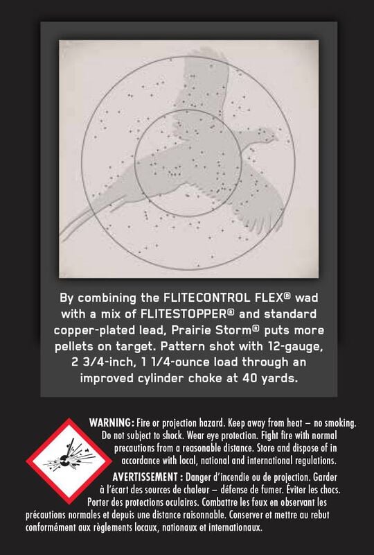 Prairie Storm FS Lead, 20 Gauge, 5 Shot, 2-3/4 in, 1 oz, 1350 fps
