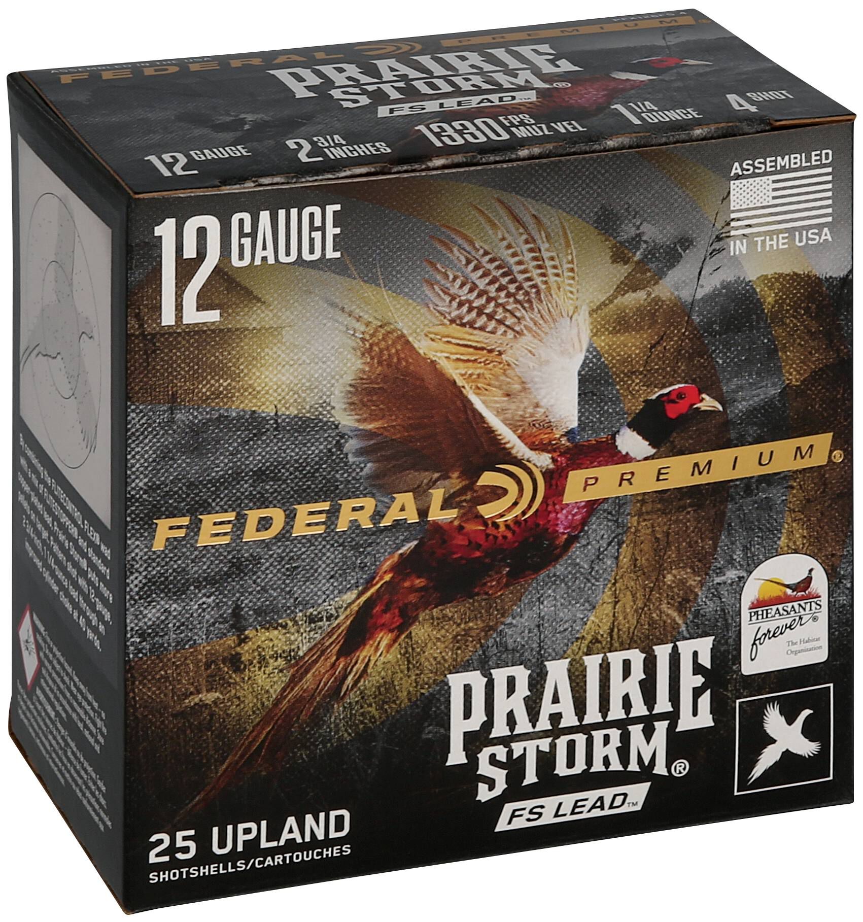 Buy Prairie Storm FS Lead 12 Gauge Ammo | 4 Shot, 1 1/4 oz, 2-3