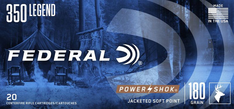 Power-Shok Rifle, 350 Legend, 180 Grain, Soft Point, 2100 fps