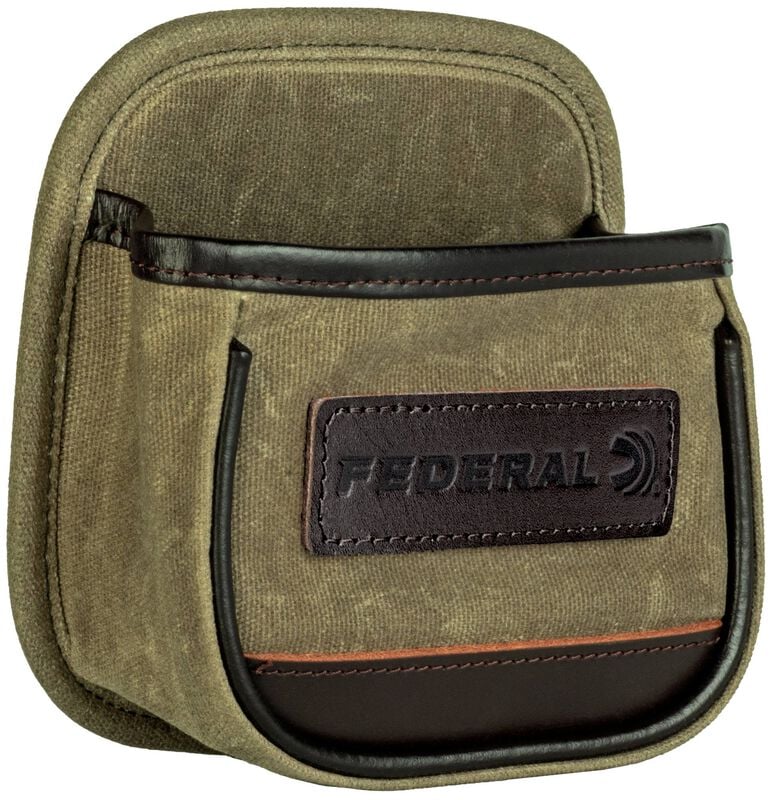Premium Single Box Pouch, Olive Drab, Waxed Canvas