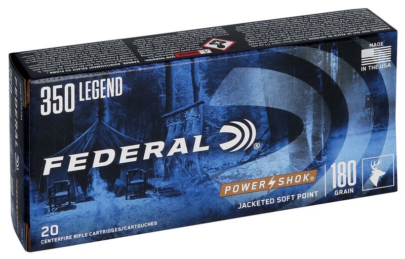 Power-Shok Rifle, 350 Legend, 180 Grain, Soft Point, 2100 fps