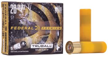 TruBall Rifled Slug, 20 Gauge, 328 Grain, 3 in, 1700 fps
