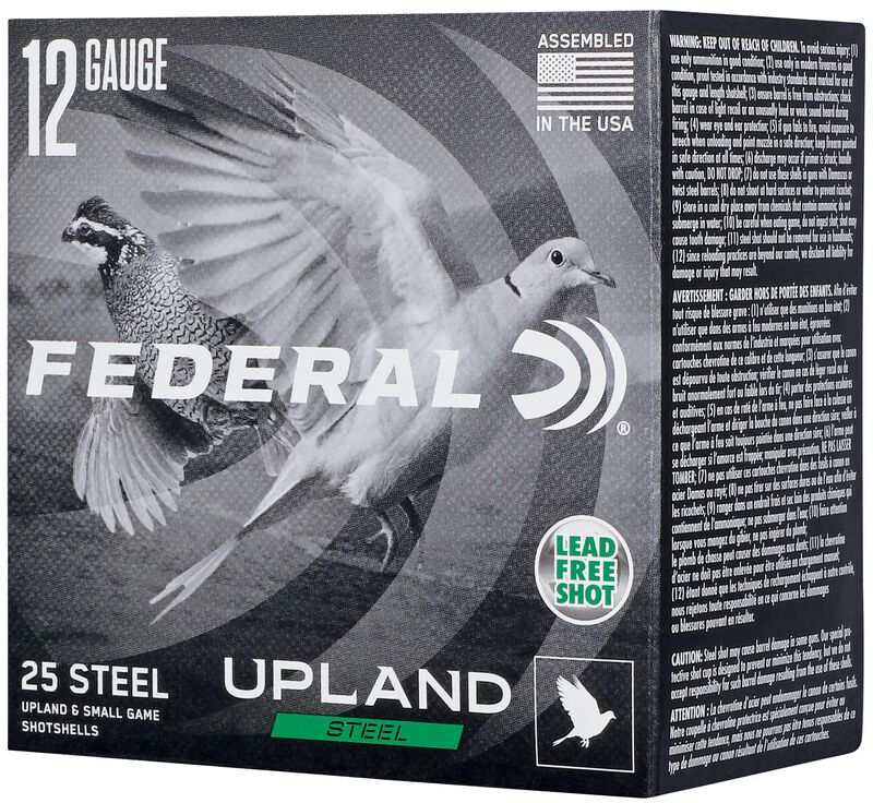 Upland Steel, 12 Gauge, 7.5 Shot, 2-3/4 in, 1 oz, 1375 fps