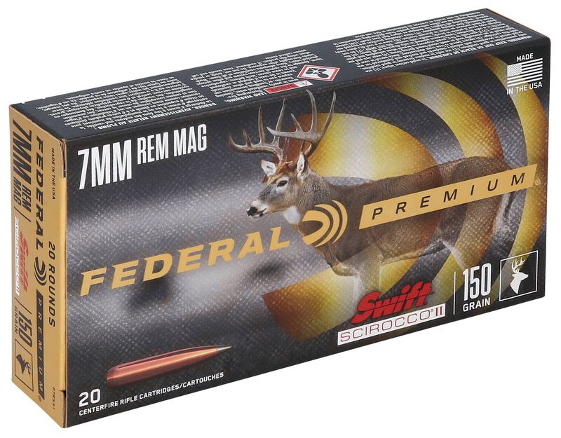 Swift Scirocco II, 7mm Rem Mag, 150 Grain, Swift Scirocco, 3050 fps