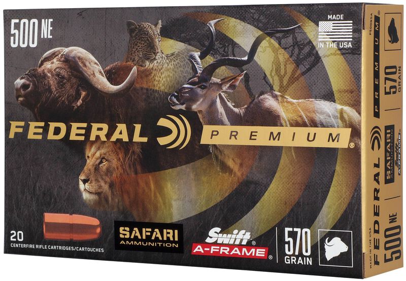 Safari Swift A-Frame, 500 Nitro Express, 570 Grain, Swift A-Frame, 2100 fps