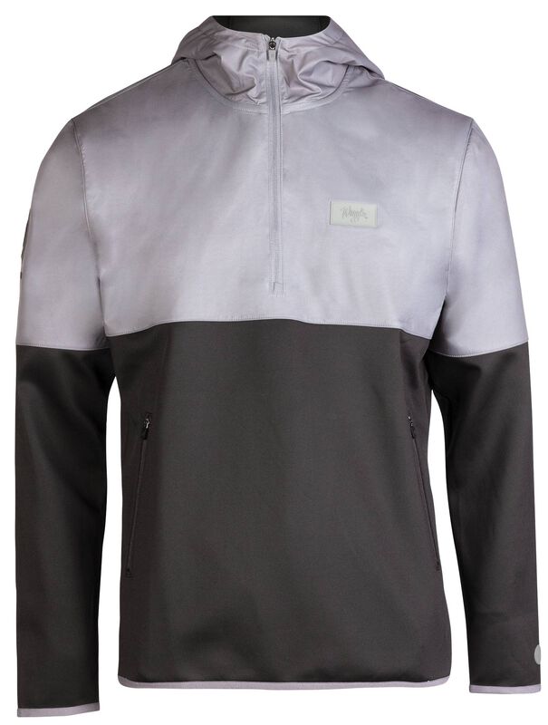 Federal/Waggle 1/2 Zip Hoodie Black