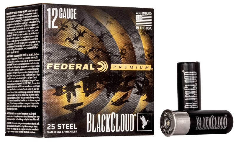 Black Cloud FS Steel, 12 Gauge, 2 Shot, 2-3/4 in, 1 1/8 oz, 1500 fps