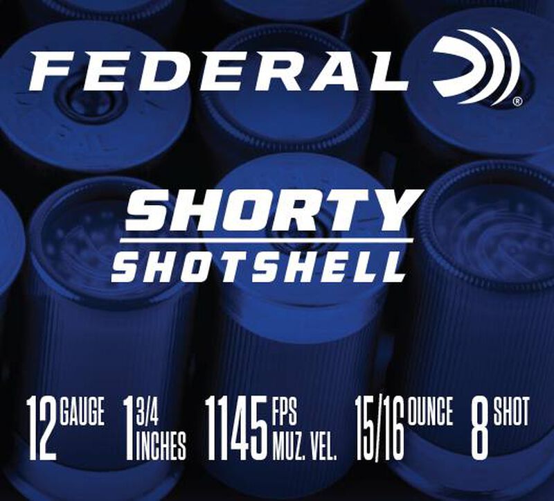 Shorty Shells, 12 Gauge, 8 Shot, 1-3/4 in, 15/16 oz, 1145 fps