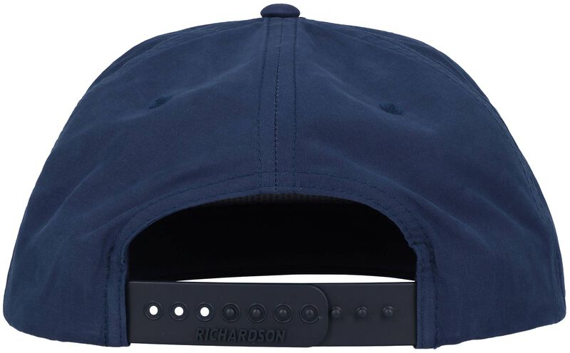 Federal Logo Patch White Rope Hat, Navy, Flat Bill