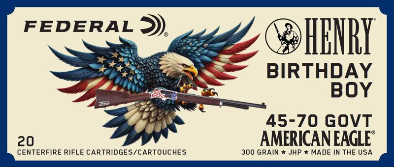 Henry 250th Anniversary, 45-70 Government, 300 Grain, Hollow Point, 1850 fps