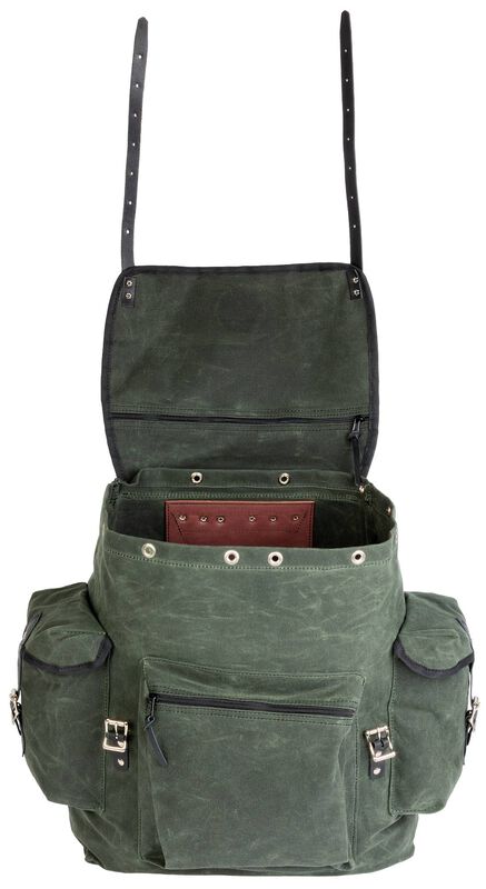 Federal/Duluth Pack Rambler Pack, Olive, Unframed Canvas