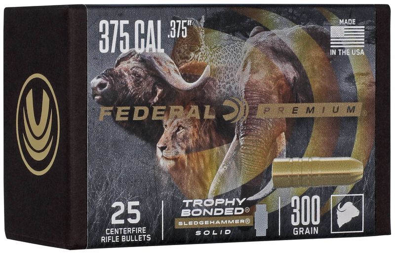 Trophy Bonded Sledgehammer Solid Component Bullet, .375, 300 Grain