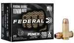 Personal Defense Punch, 10mm Auto, 200 Grain, Jacketed Hollow Point, 1100 fps
