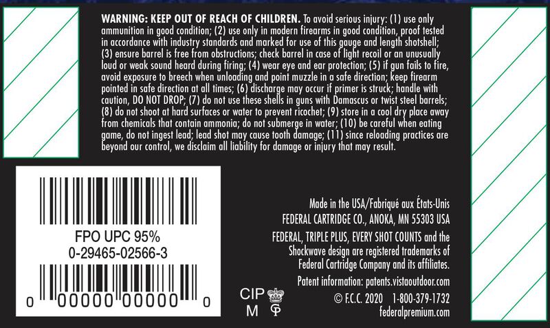 Game Load Upland, 12 Gauge, 6 Shot, 2-3/4 in, 1 oz, 1290 fps