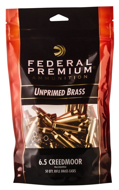 Unprimed Brass-Rifle, 6.5 Creedmoor