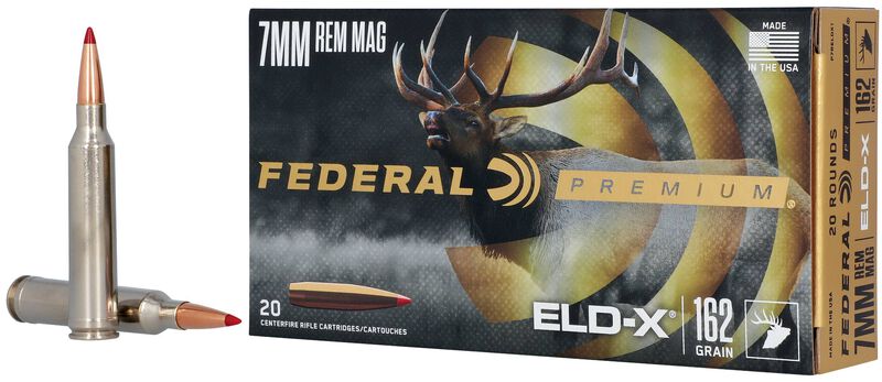 ELD-X, 7mm Rem Mag, 162 Grain, ELD-X, 2940 fps