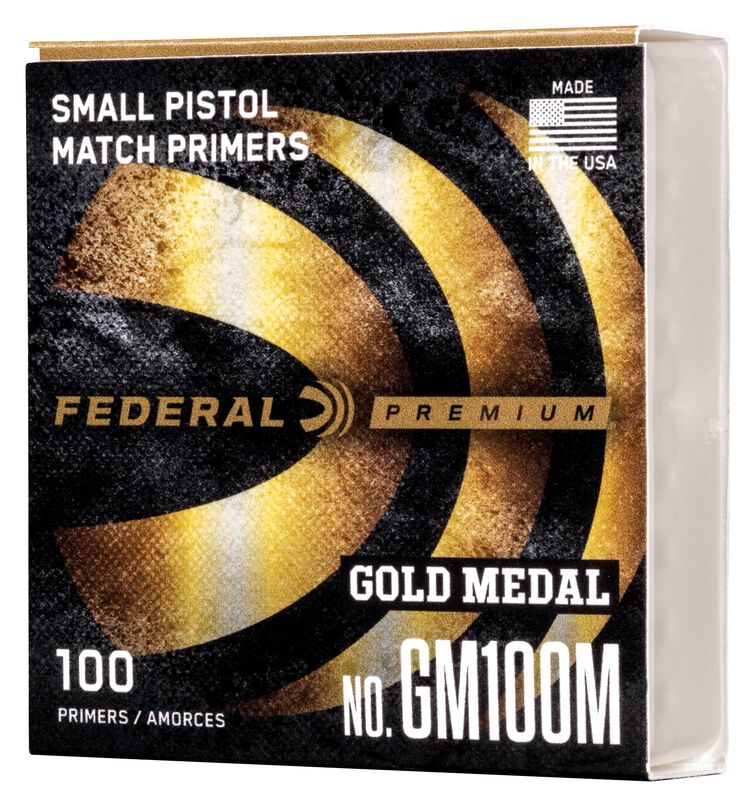 Gold Medal Centerfire Primer, Small Pistol Match