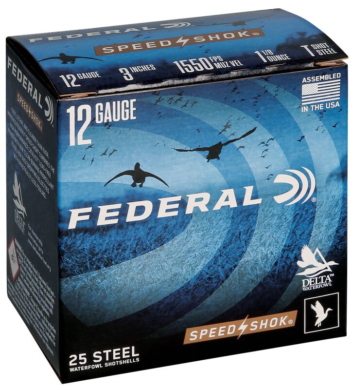 Speed-Shok, 12 Gauge, T Shot, 3 in, 1 1/8 oz, 1550 fps