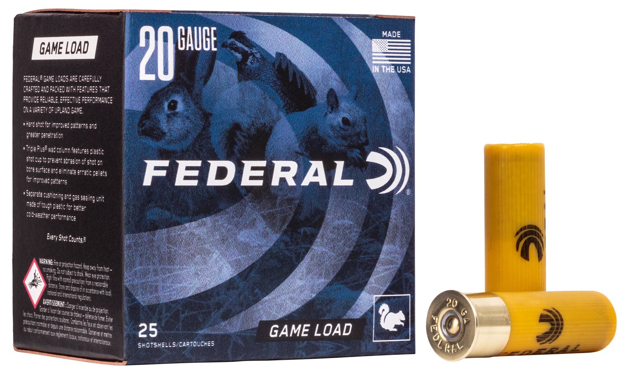 Federal Game-Shok 20ga Upland Quail – Superb Light 20 Gauge 7 1/2 Shot Loads, 25 Shells 2 Federal Game-Shok 20ga Upland Quail – Superb Light 20 Gauge 7 1/2 Shot Loads, 25 Shells - Image 2