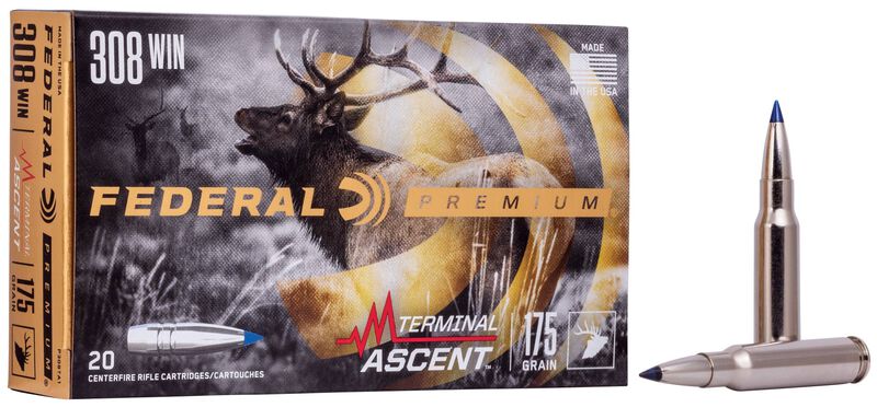 Terminal Ascent, 308 Win, 175 Grain, Terminal Ascent, 2600 fps