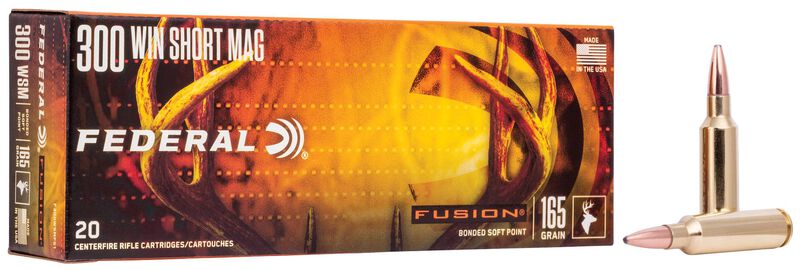 Fusion Rifle, 300 WSM, 165 Grain, Fusion Soft Point, 3100 fps