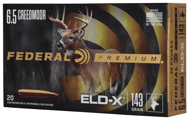 ELD-X, 6.5 Creedmoor, 143 Grain, ELD-X, 2700 fps