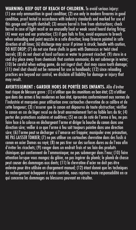 Game Load Upland Heavy Field, 12 Gauge, 4 Shot, 2-3/4 in, 1 1/4 oz, 1220 fps