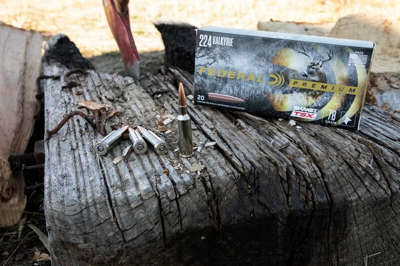 Barnes TSX, 224 Valkyrie, 78 Grain, Barnes Triple-Shock X Bullet (TSX), 2850 fps