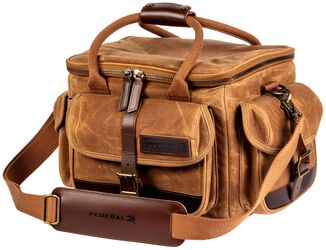 Premium Range Bag, Tan, Waxed Canvas