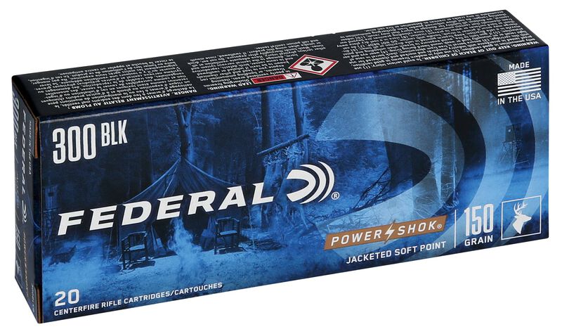 Power-Shok Rifle, 300 Blackout, 150 Grain, Soft Point, 1900 fps