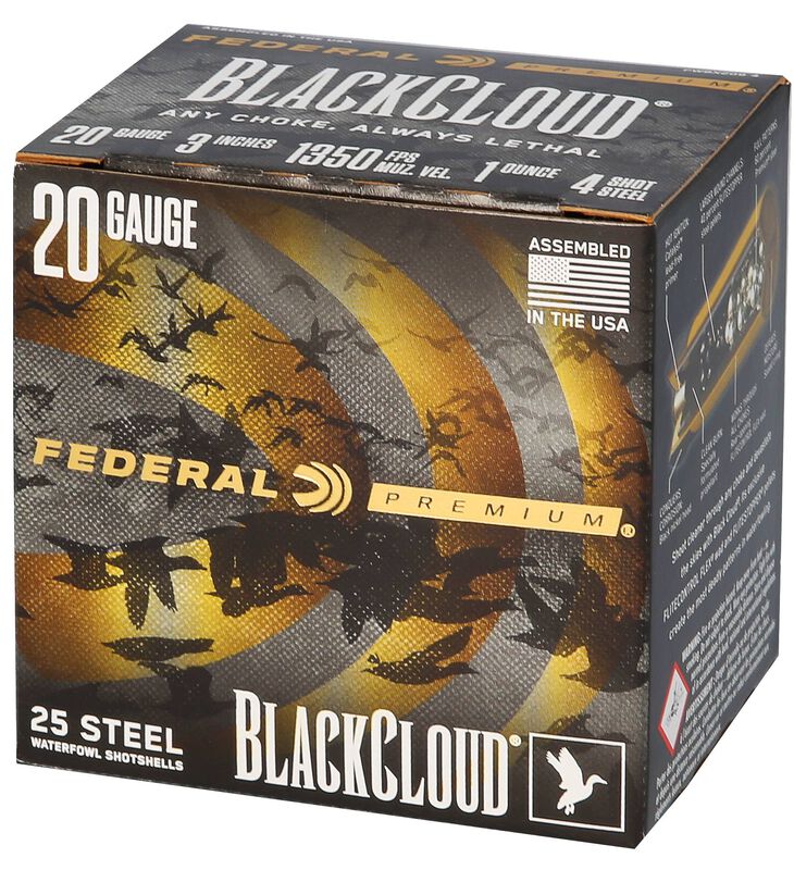 Black Cloud FS Steel, 12 Gauge, BB Shot, 3 in, 1 1/4 oz, 1450 fps