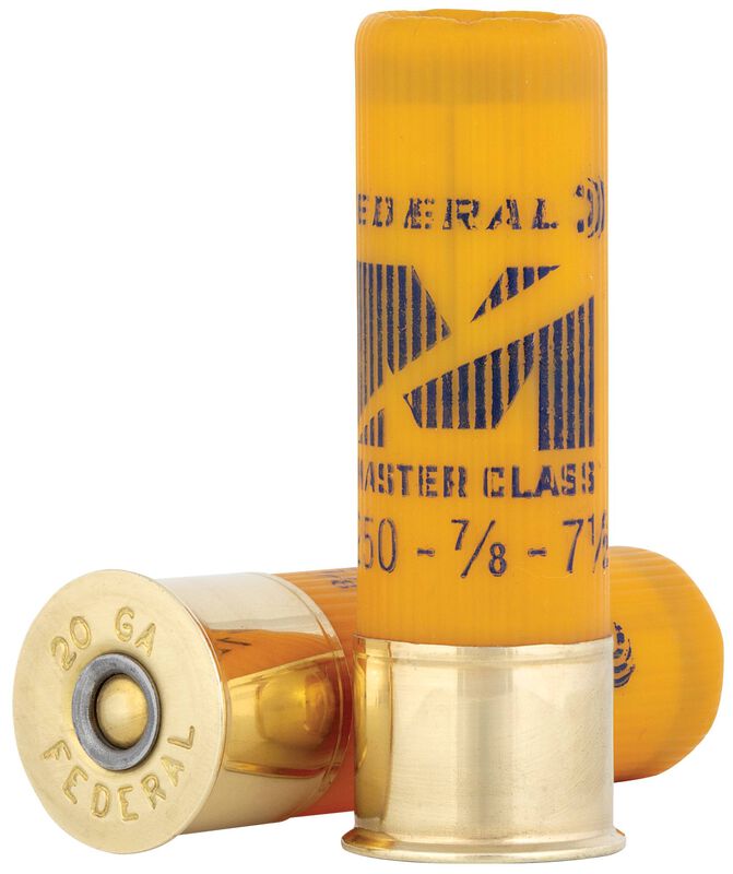 Master Class, 20 Gauge, 7.5 Shot, 2-3/4 in, 7/8 oz, 1250 fps