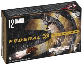Buckshot with FLITECONTROL Wad, 12 Gauge, 00 Buck Shot, 3 in, 1325 fps