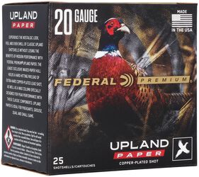 Upland Paper, 20 Gauge, 4 Shot, 2-3/4 in, 1 oz, 1250 fps