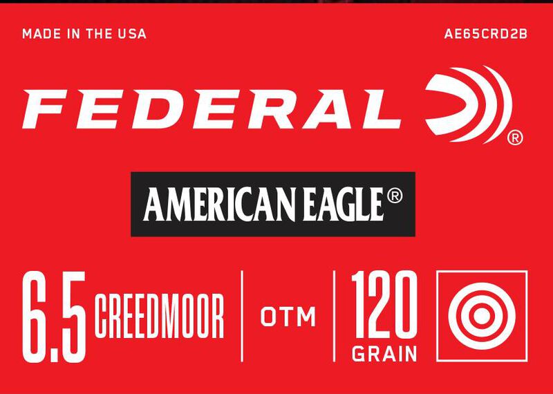 American Eagle Rifle, 6.5 Creedmoor, 120 Grain, Open Tip Match, 2900 fps