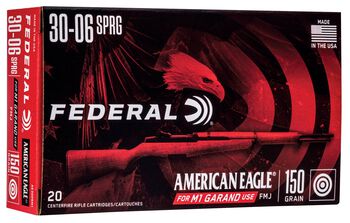 American Eagle Rifle, 30-06 Springfield, 150 Grain, Full Metal Jacket, 2740 fps